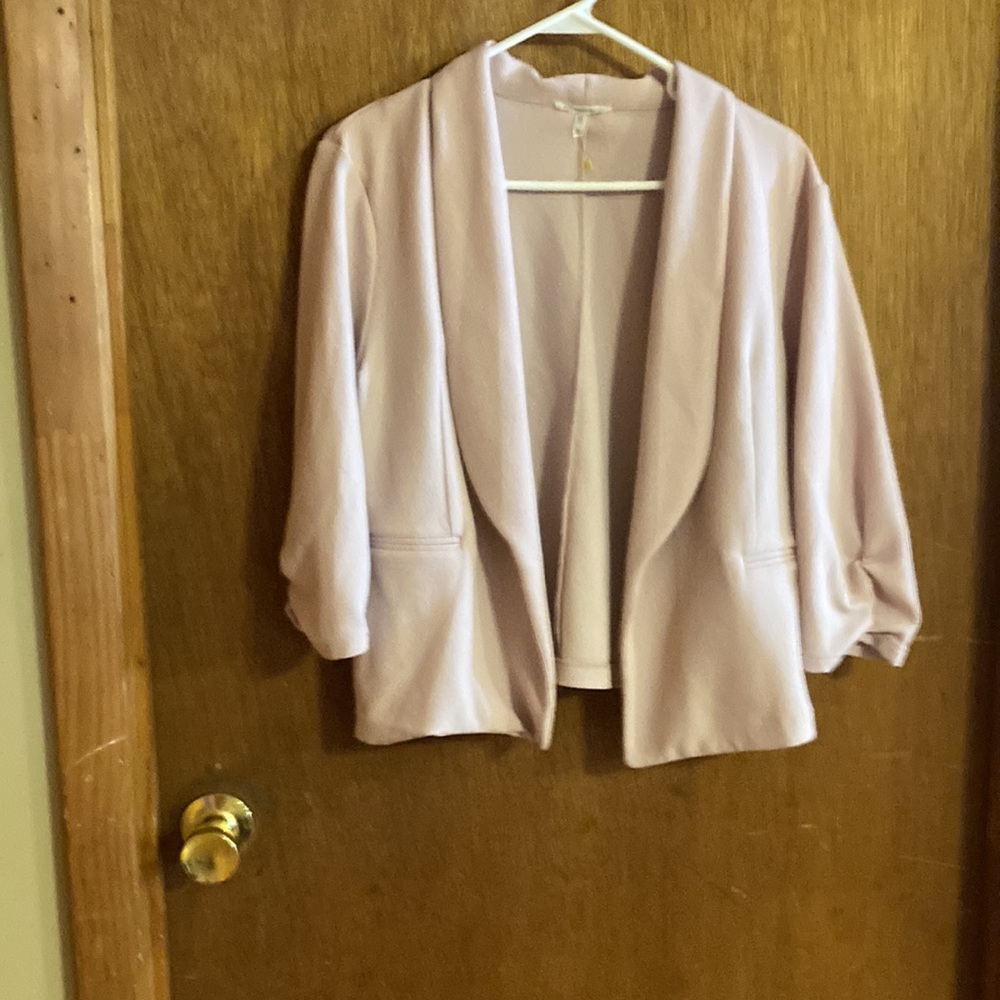 Beige. Xl Maurice’s, dress jacket. Polyester. Great condition!